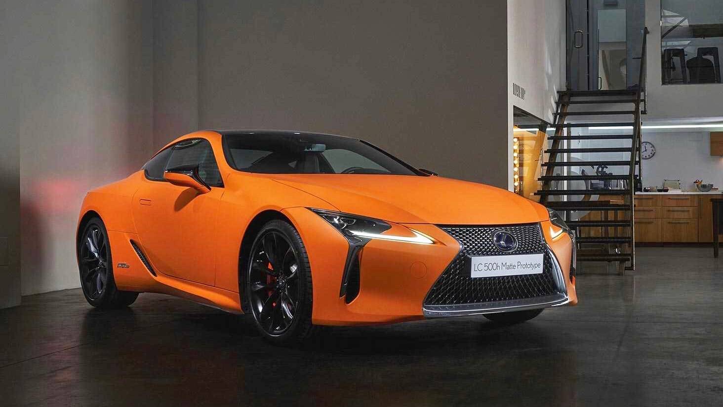 Lexus LC500h Matte Prototype unveiled, previews possible new variant